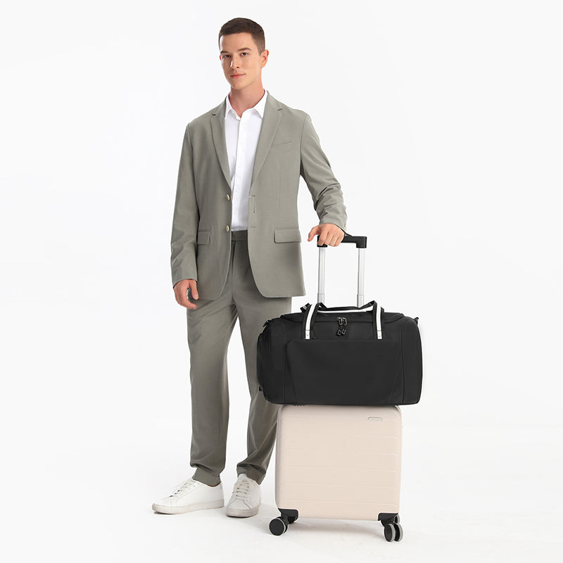 Duffel Bag 24L travel Bag for Men Women Lightweight with Inner shoe Pocket for Travel Sports