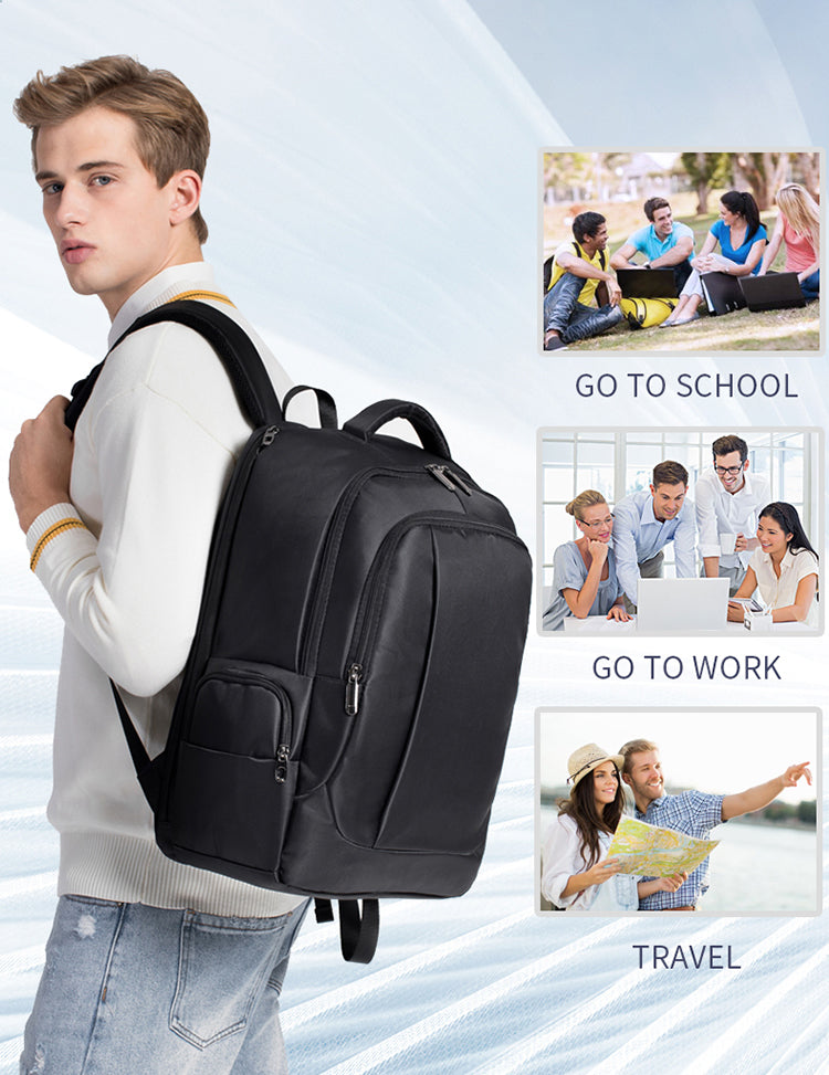 School Backpack for Men Women, Water Resistant Backpack with USB Charging Port,15.6 Inch Bookbag travel work Daypack