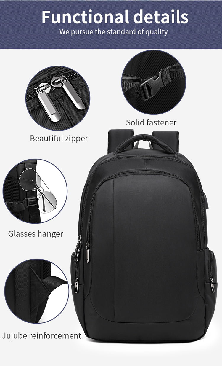 School Backpack for Men Women, Water Resistant Backpack with USB Charging Port,15.6 Inch Bookbag travel work Daypack