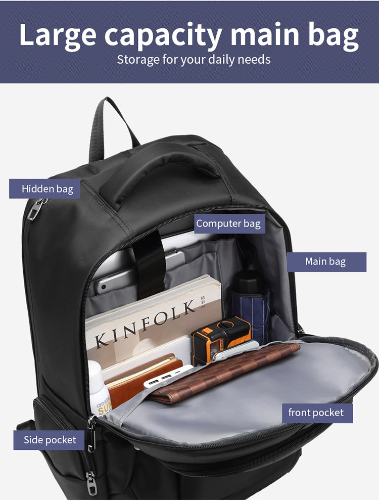 School Backpack for Men Women, Water Resistant Backpack with USB Charging Port,15.6 Inch Bookbag travel work Daypack