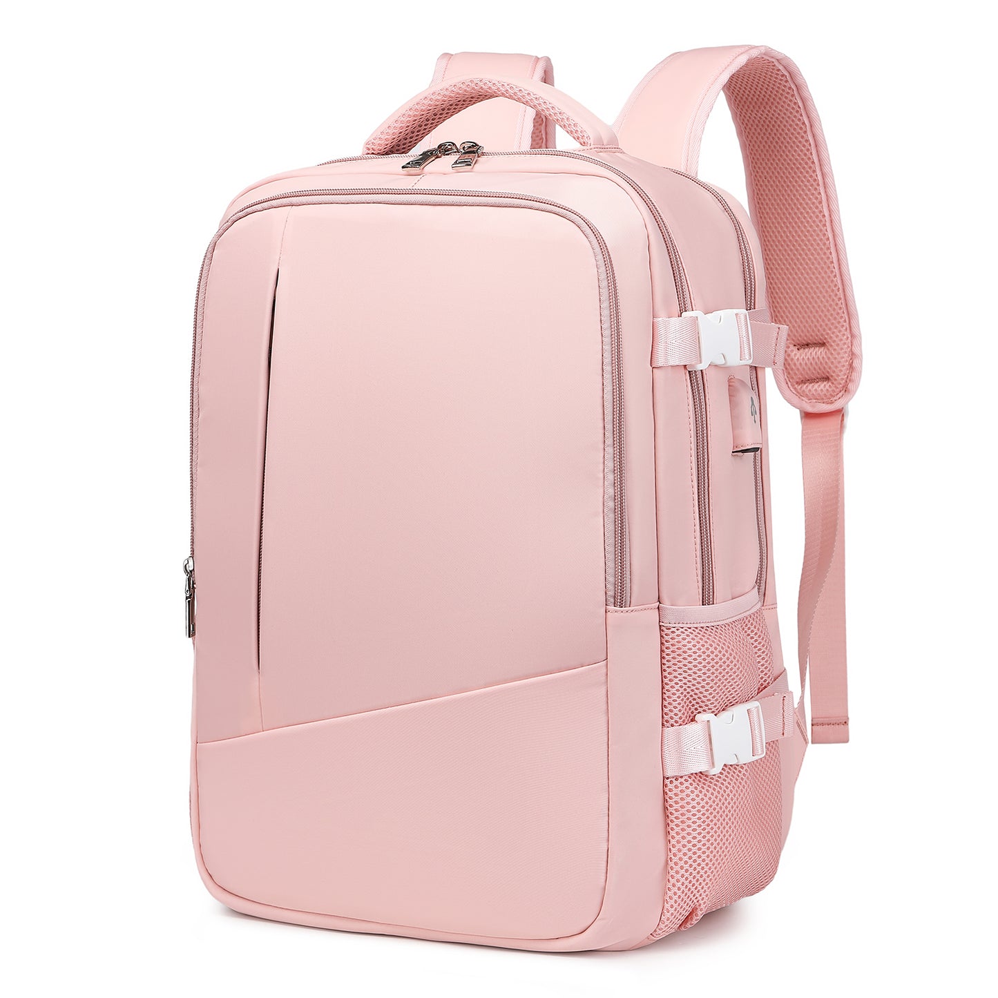 Backpack for Women Men,Casual School Backpack with USB charge port 15.6 Inch Laptop Bookbag with USB Charger for College High School Travel Business