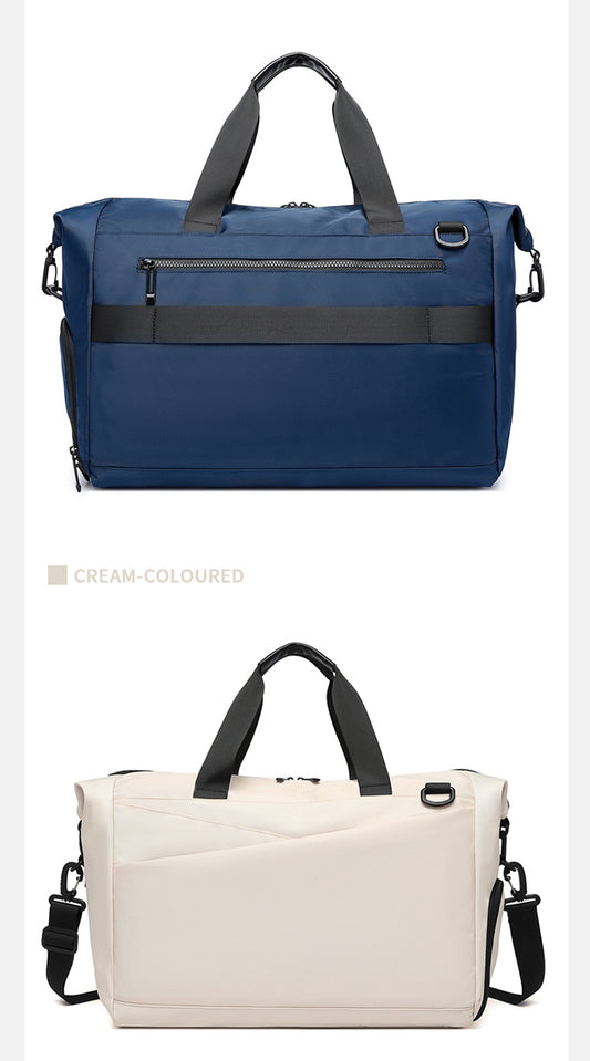 Travel Bag for Men and Women with Shoe & Wet Compartment for Travel, Sports, Fitness and Workout