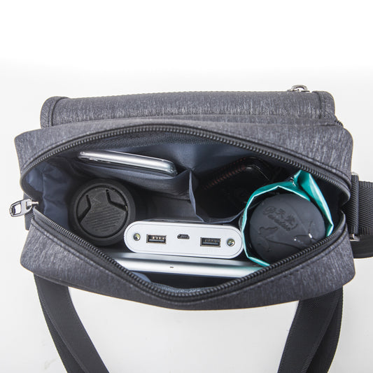 Travel Crossbody Sling Bag with Anti-theft bucket, Multiple Pockets for Cards & Documents – Organizer for Daily Use