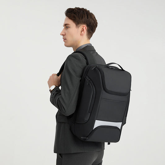 Travel backpack for Men and Women, Anti Theft Laptop Backpack with USB Charging Port for Work, Large Bag for College, Backpack,Water Resistent(Black)