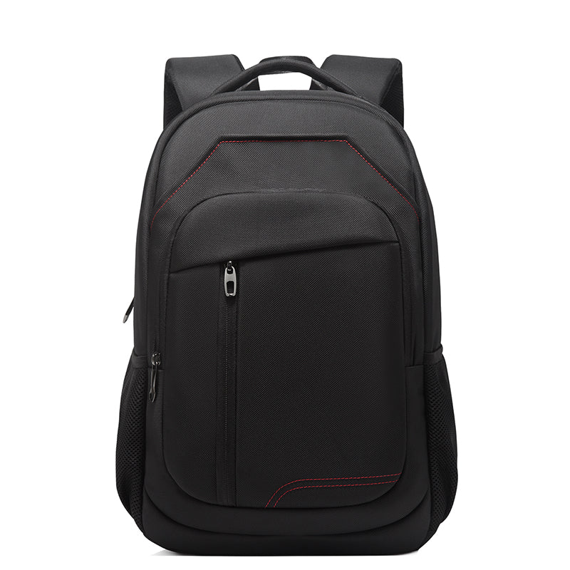 Black Backpack, Laptop Backpack 15.6 Inch Mens Rucksack 3 sizes Work School Bag with USB Charging Port Waterproof Day pack for Business Travel College...