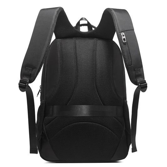 Black Backpack, Laptop Backpack 15.6 Inch Mens Rucksack 3 sizes Work School Bag with USB Charging Port Waterproof Day pack for Business Travel College...