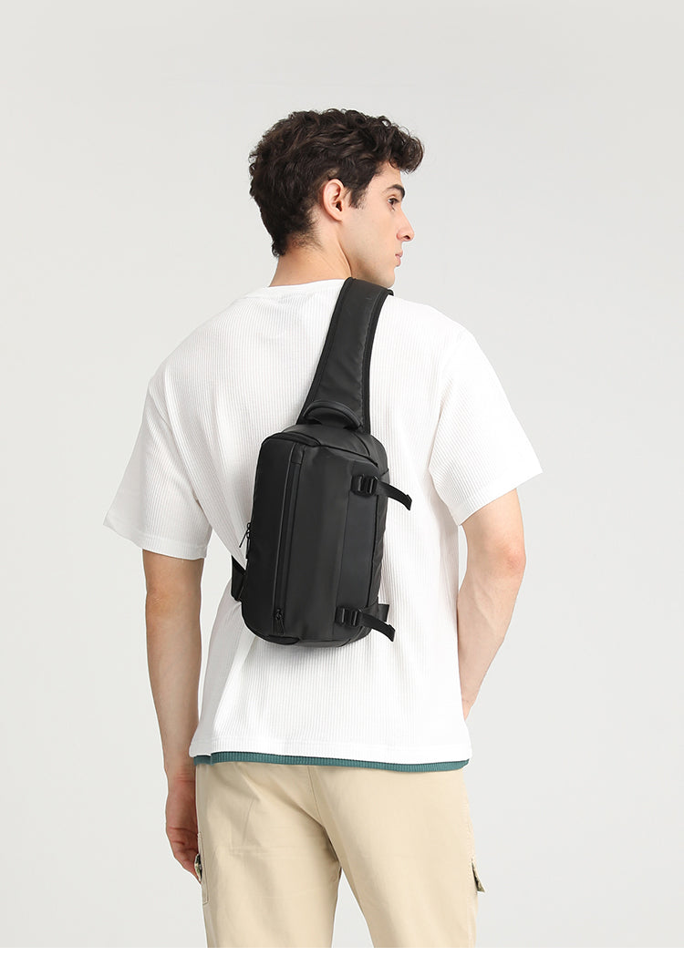 Crossbody Sling Bag Men Women, Casual Shoulder Backpack, Chest Daypack Satchel for Hiking Travel .dairy usd