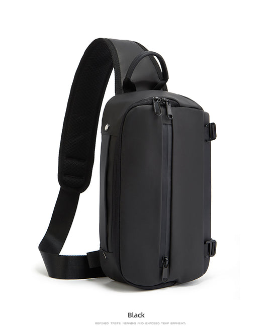 Crossbody Sling Bag Men Women, Casual Shoulder Backpack, Chest Daypack Satchel for Hiking Travel .dairy usd