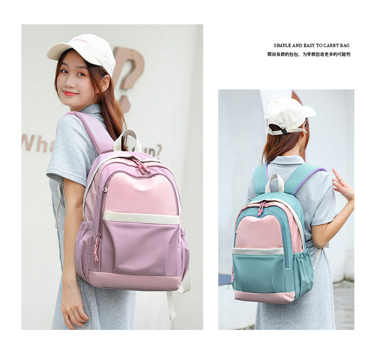 School Backpack Cute Laptop Backpack for girl Students, Middle High School Bags Travel Fit 15.6 Inch Laptop book bag