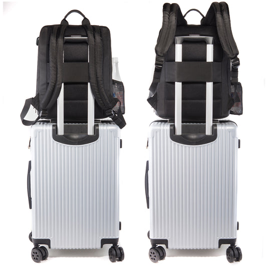 Black Backpack for Men Women, Durable Casual School Backpacks Classic 15.6 Inch Laptop Bookbag for College High School Work Travel