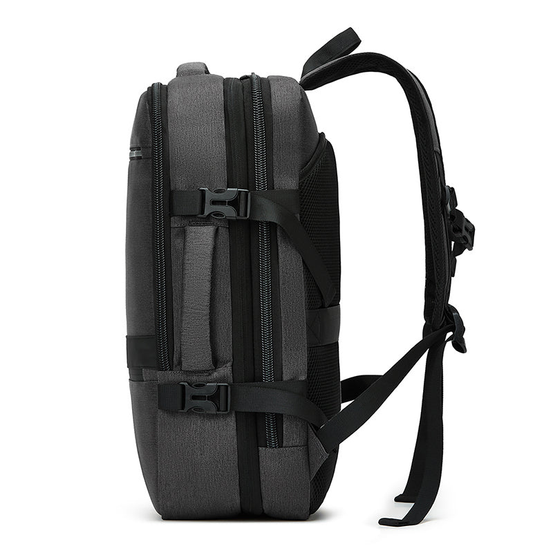 Hotsir 20L Travel Backpack with USB charge, Weekend Business Hand Luggage, Flight Approved Cabin Luggage, Expandable 10CM width waterproof for 15.6 Inch Laptop, for trave, Business.