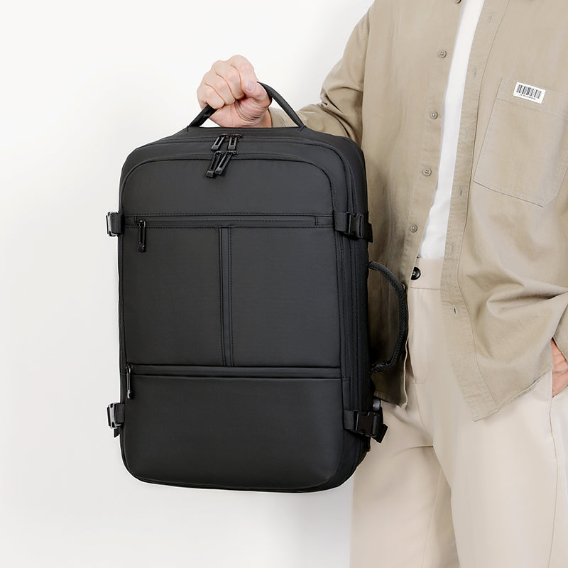 Expandable Travel Backpack, Extra Large Carry On Backpack 35L-45L, fits 17.3 Inch Laptop for Men Women Traveling Businesss with USB Charging Port