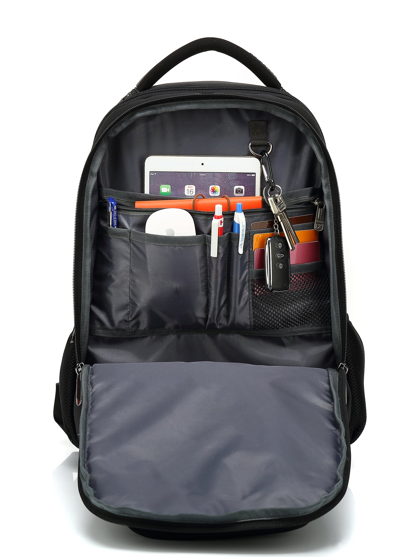 Backpack Bookbag for College Sturdy Travel Business Hiking Fit Laptop Up to 15.6 Inch Multi Compartment  for Men Women