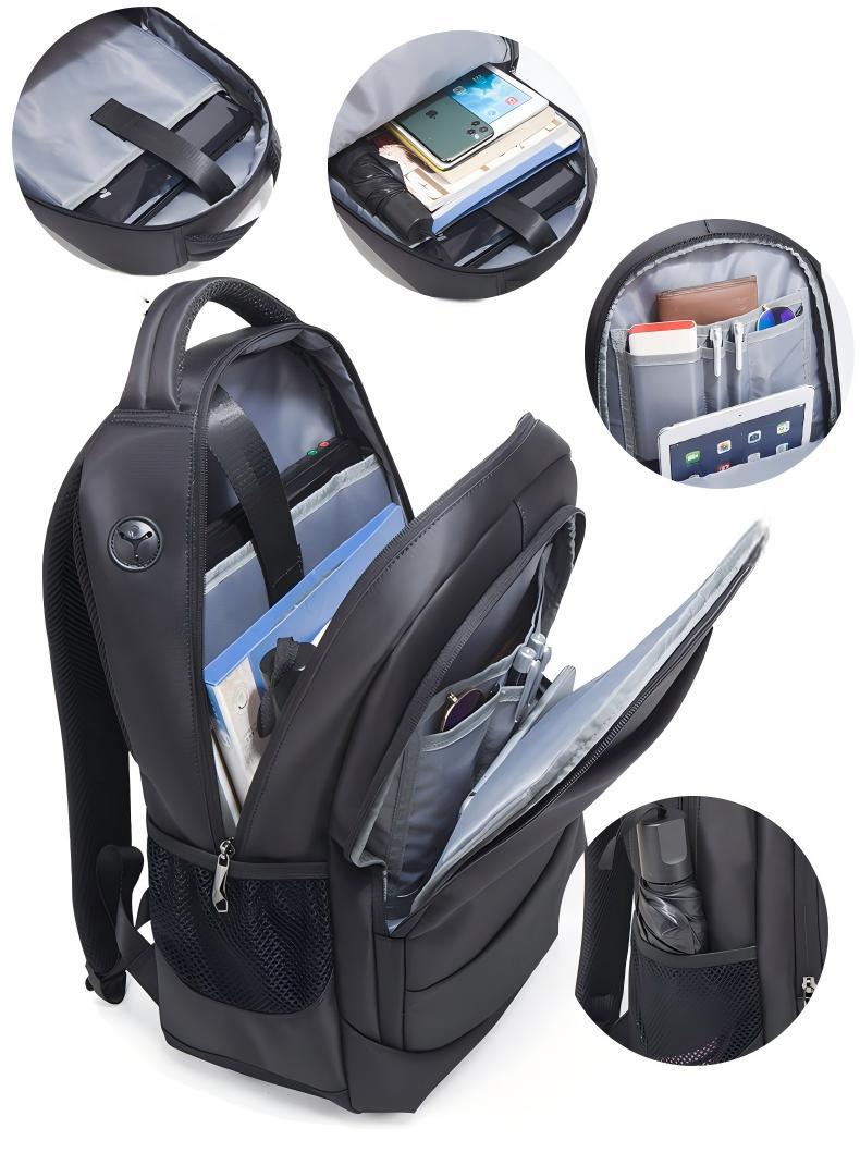 Unisex  Backpack for School, Lightweight Boys Girls Backpack with USB Port Fits 15.6 Inch Notebook, Water Bottle Pocket - Ideal for Teens, College Students, Adults