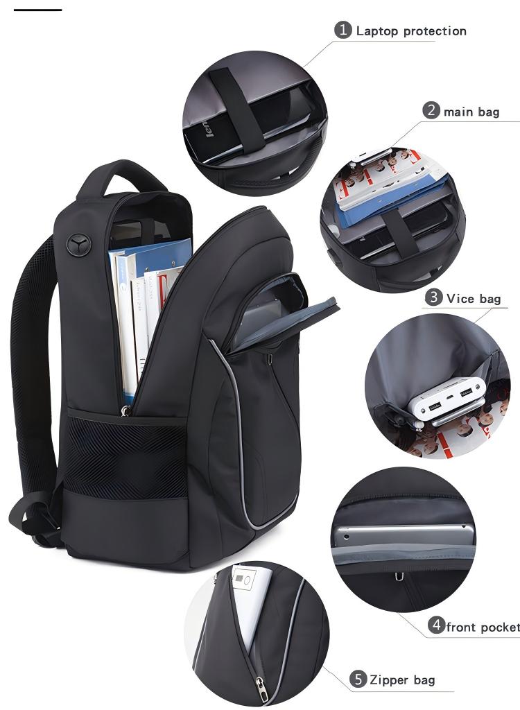 17 Inch business Backpack , TSA Large Travel Rucksack for Men Women with Laptop Compartment, Water Resistant Work Bag with USB Charging Port for  trave Backpack,