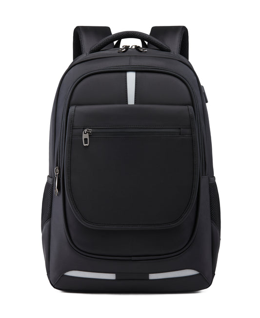Travel Laptop Backpack, Water Resistant  ，with USB Charging Port and earphone jack.  Fits 15.6 Inch