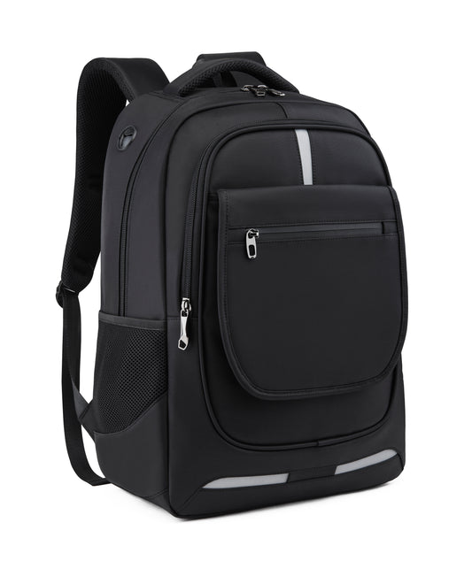 Travel Laptop Backpack, Water Resistant  ，with USB Charging Port and earphone jack.  Fits 15.6 Inch
