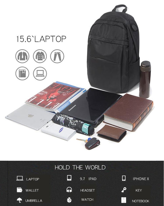 College Laptop Backpack, Travel Laptop Backpack,  Water-Resistant Bookbag for 15.6 Inch Laptop,