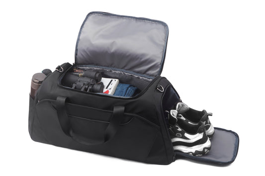 Duffle Bag for Women Men, Waterproof  Bags with Shoe Compartment,Wet Pocket Large Weekender Overnight with Toiletry Bag