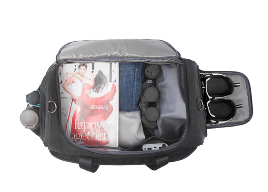 Duffle Bag for Women Men, Waterproof  Bags with Shoe Compartment,Wet Pocket Large Weekender Overnight with Toiletry Bag