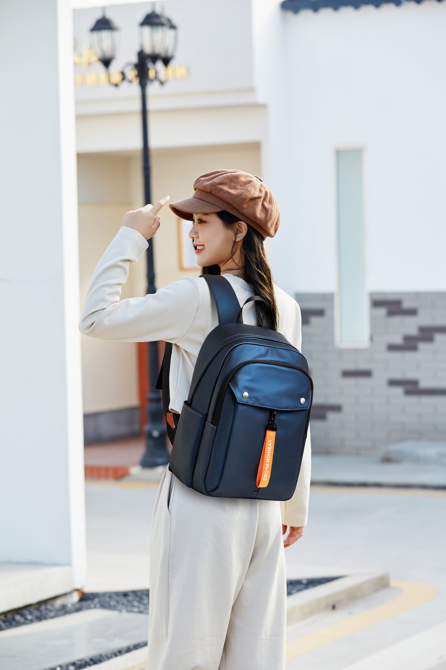Fashion lightway Travel Backpack  Water Resistant  bag . Fit 13 Inch laptop for teen boy and girl
