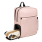 Multi colors Laptop Backpack, Travel Laptop Backpack for Women, Puffy Quilted Casual Daypack, Water-Resistant Bookbag for 15.6 Inch Laptop with shoe compartment.