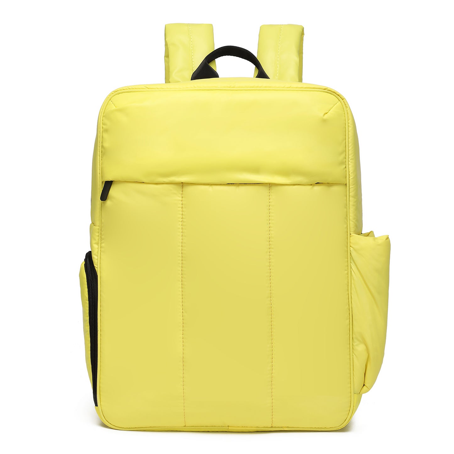 Multi colors Laptop Backpack, Travel Laptop Backpack for Women, Puffy Quilted Casual Daypack, Water-Resistant Bookbag for 15.6 Inch Laptop with shoe compartment.