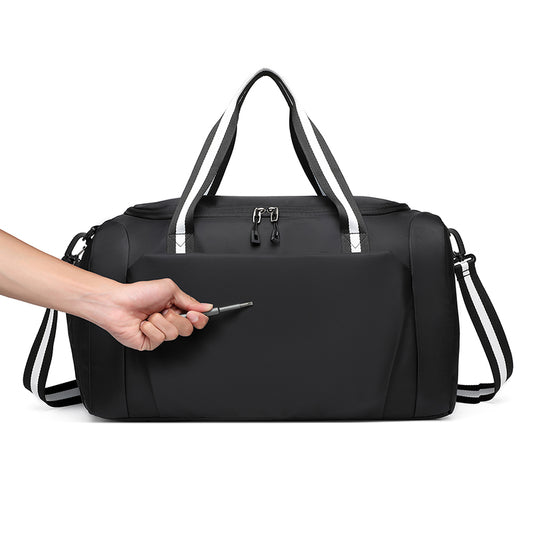 Duffel Bag 24L travel Bag for Men Women  Lightweight with Inner shoe Pocket for Travel Sports