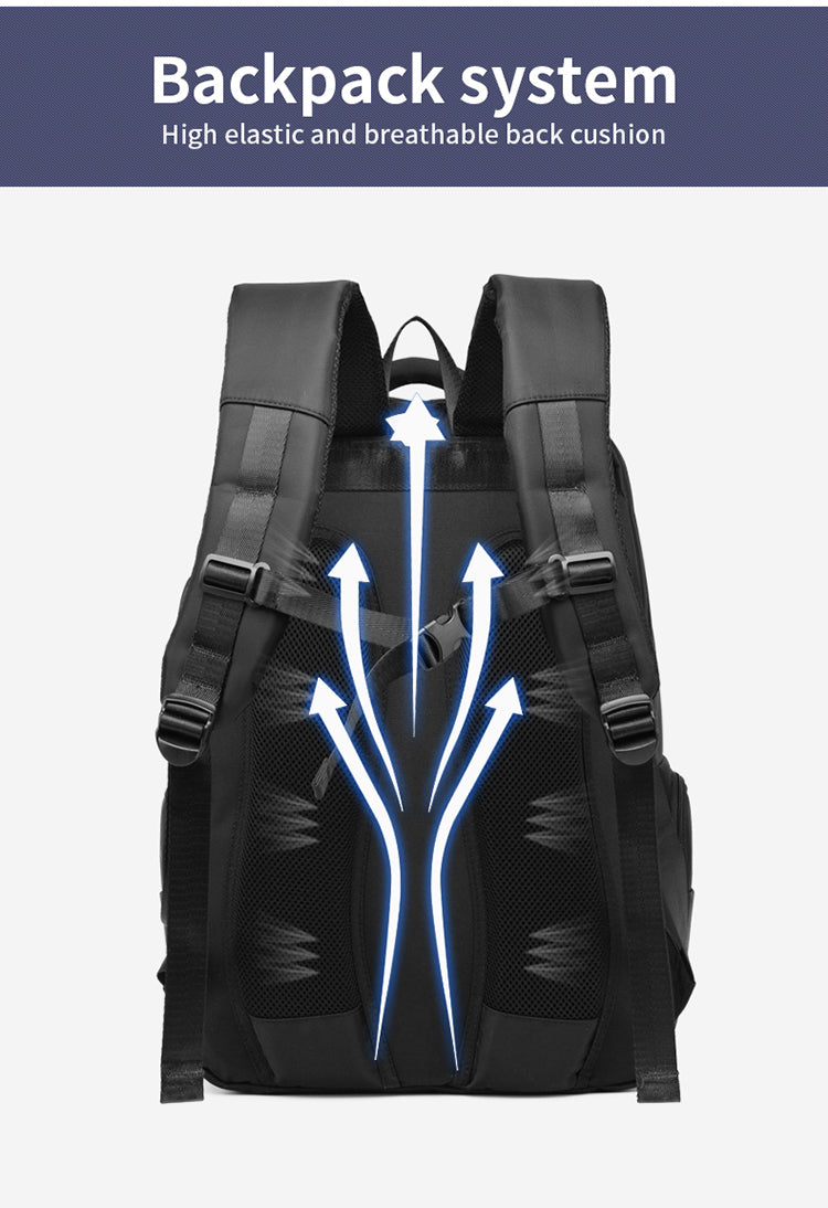 Durable Waterproof Travel Large Laptop Backpack 17.3 inch,College Backpack Bookbag for Men & Women Business Backpack with USB Charging Port and Headset Port