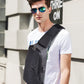 Large Sling Bag Chest Shoulder Backpack Crossbody Bags Casual Daypack for Men Women with USB chrge port
