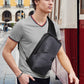 Large Sling Bag Chest Shoulder Backpack Crossbody Bags Casual Daypack for Men Women with USB chrge port