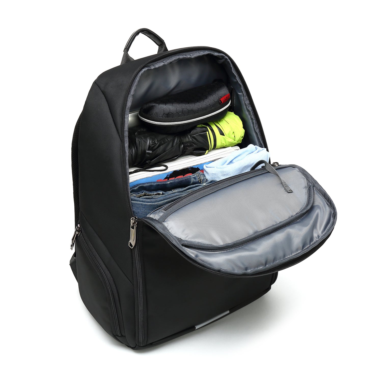 Laptop Backpack,Business Travel Laptop Rucksack with USB Charging Port,Waterproof Laptop Bag 15.6 inch,College Computer Backpack for hool,Men,Women,Travel,Work,Business