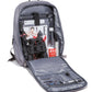 Travel Backpack   Water-resistant  Business Rucksack, Durable Large Computer  Daypack Fits 17.3 Inch