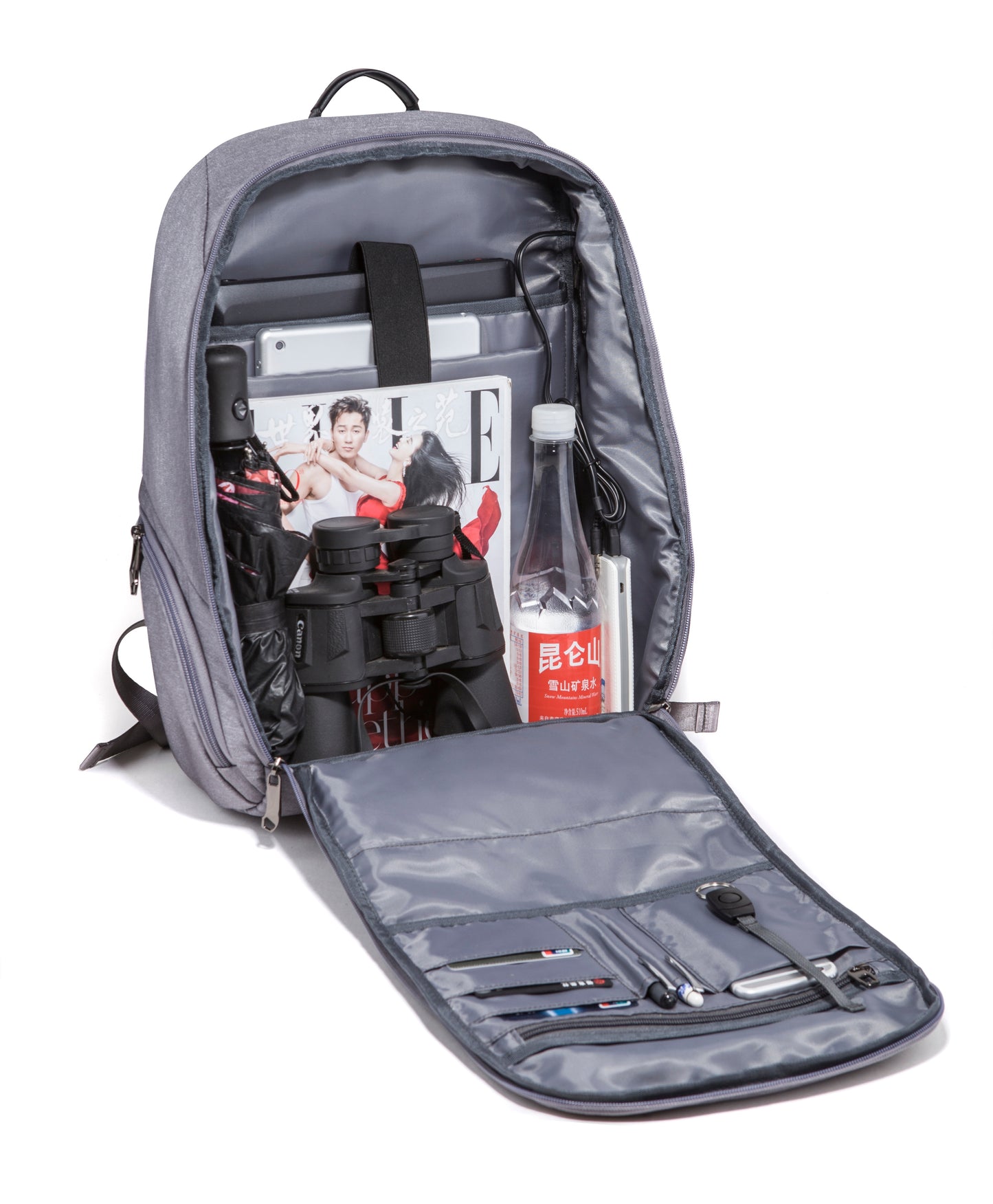 Travel Backpack   Water-resistant  Business Rucksack, Durable Large Computer  Daypack Fits 17.3 Inch