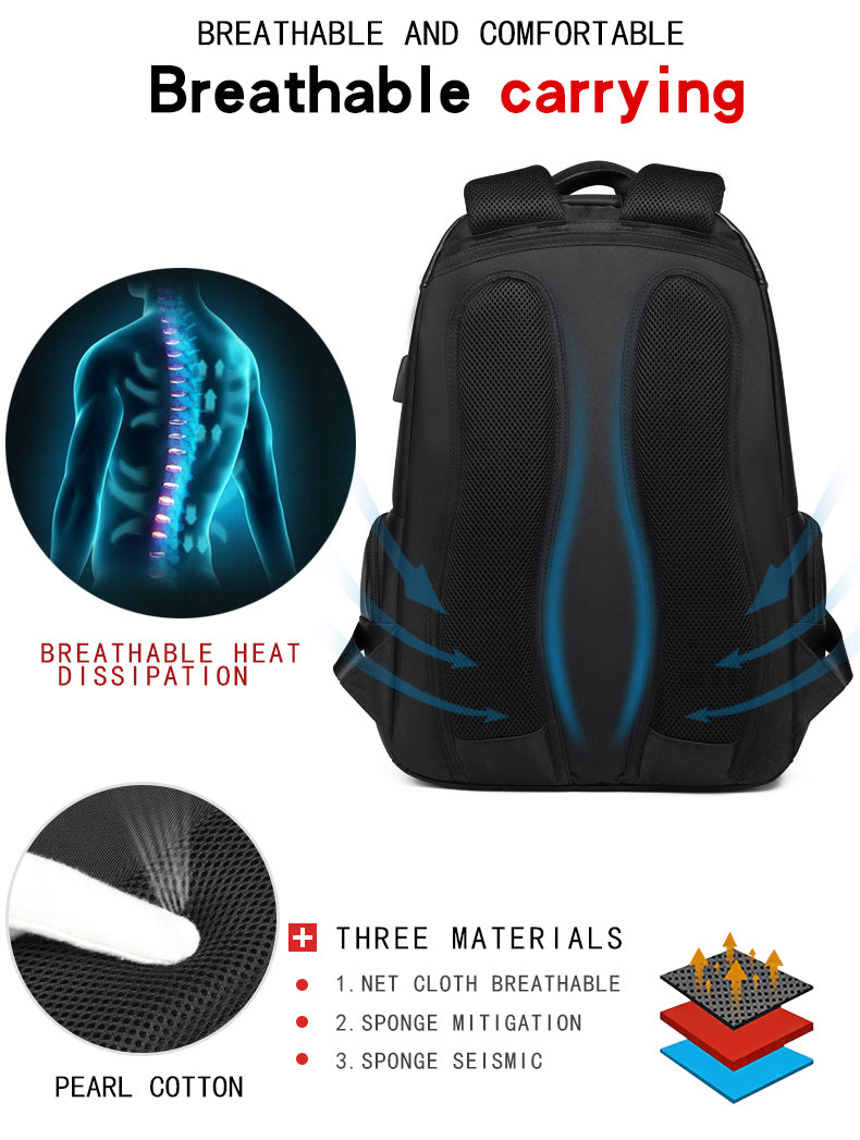Travel Backpack, Flight Approved Backpack, College Backpack Bag, Casual Daypack, Hiking Backpack, Waterproof Carry On Business Backpack, Fit 16 Inch Laptop