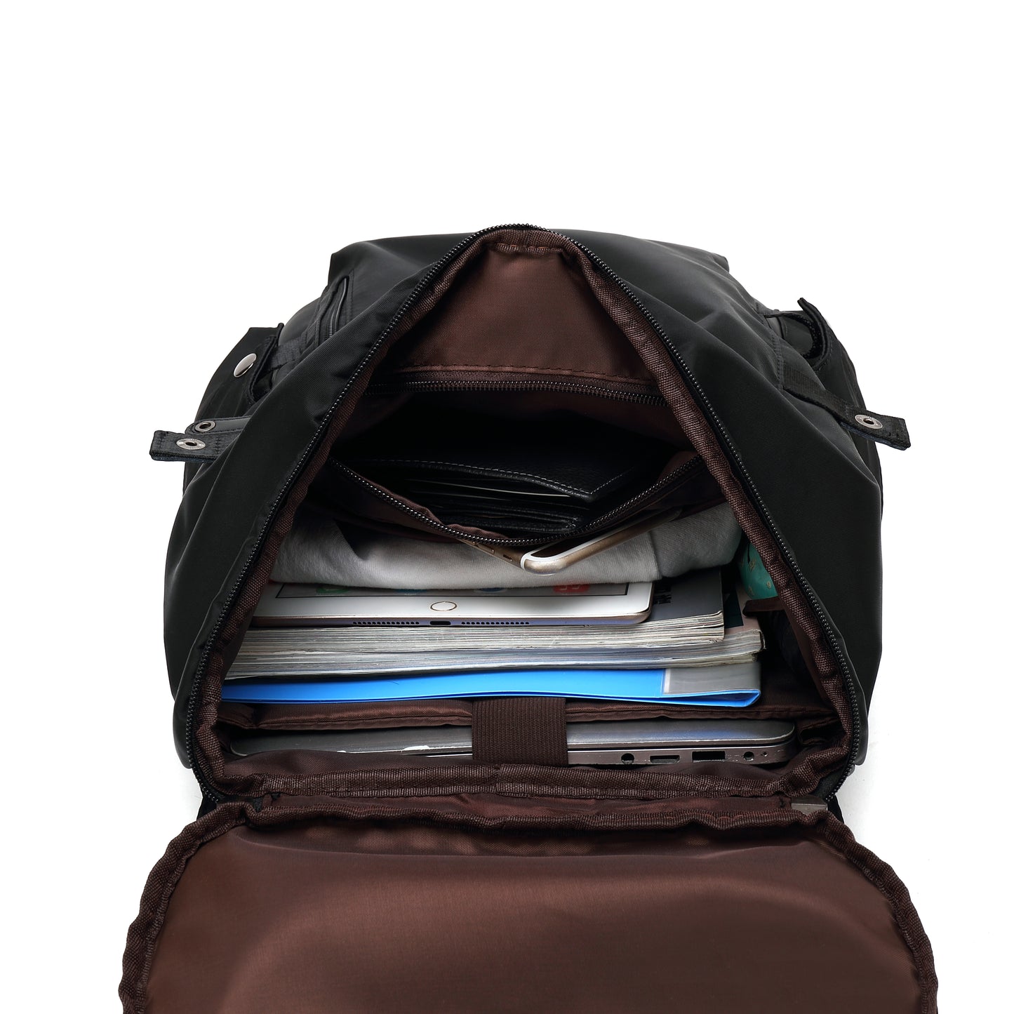 casual Laptop Backpack for Men and Women,  15.6 Inch College Bookbag, Lightweight Work Travel Back Pack