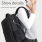 Travel Laptop Backpack, Work Bag Lightweight Laptop Bag with USB Charging Port, Anti Theft Business Backpack, Water Resistant School Rucksack for Men and Women, Fits 15.6 Inch