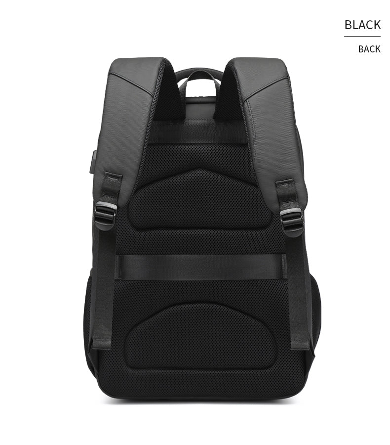 Travel Laptop Backpack, Work Bag Lightweight Laptop Bag with USB Charging Port, Anti Theft Business Backpack, Water Resistant School Rucksack for Men and Women, Fits 15.6 Inch