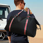 Gym lightway Overnighter Duffel Bags for  Travel Weekender whith trolly sleeve  black.