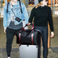 Gym lightway Overnighter Duffel Bags for  Travel Weekender whith trolly sleeve  black.