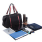 Gym lightway Overnighter Duffel Bags for  Travel Weekender whith trolly sleeve  black.