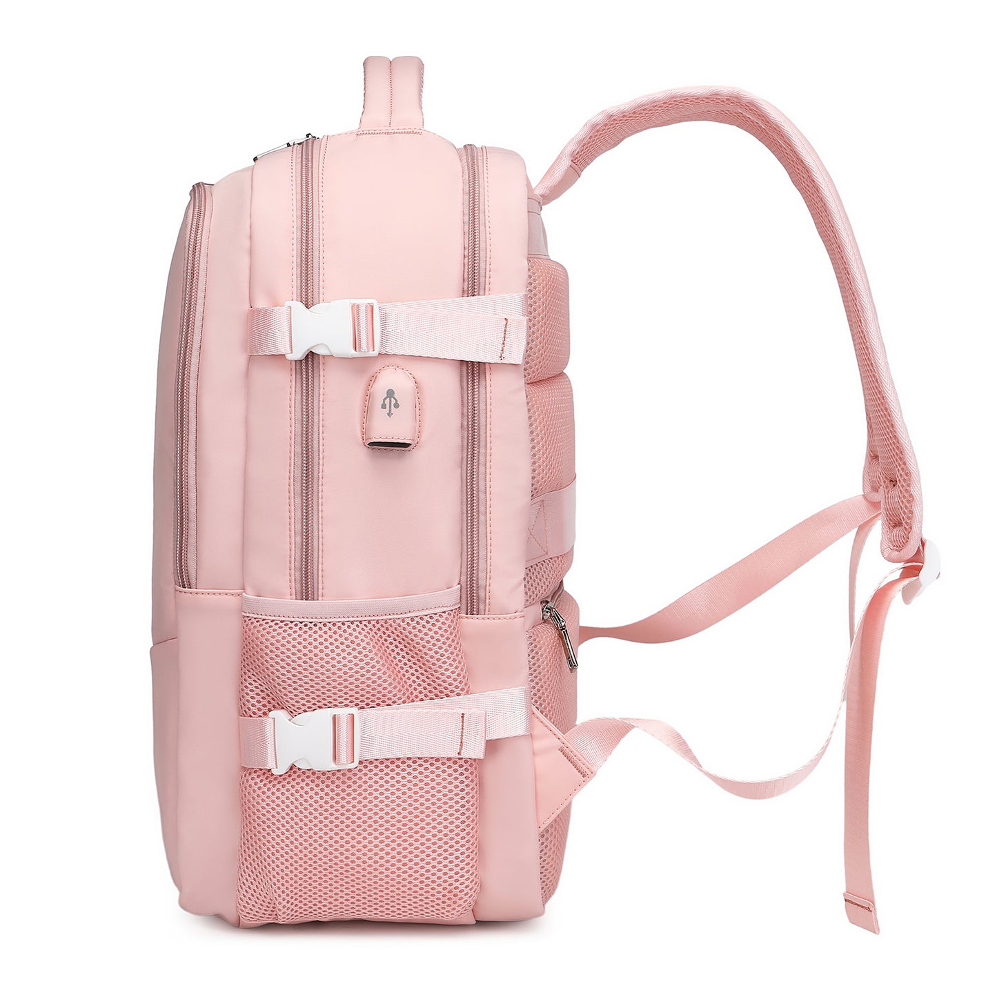 Backpack for Women Men,Casual School Backpack with USB charge port 15.6 Inch Laptop Bookbag with USB Charger for College High School Travel Business