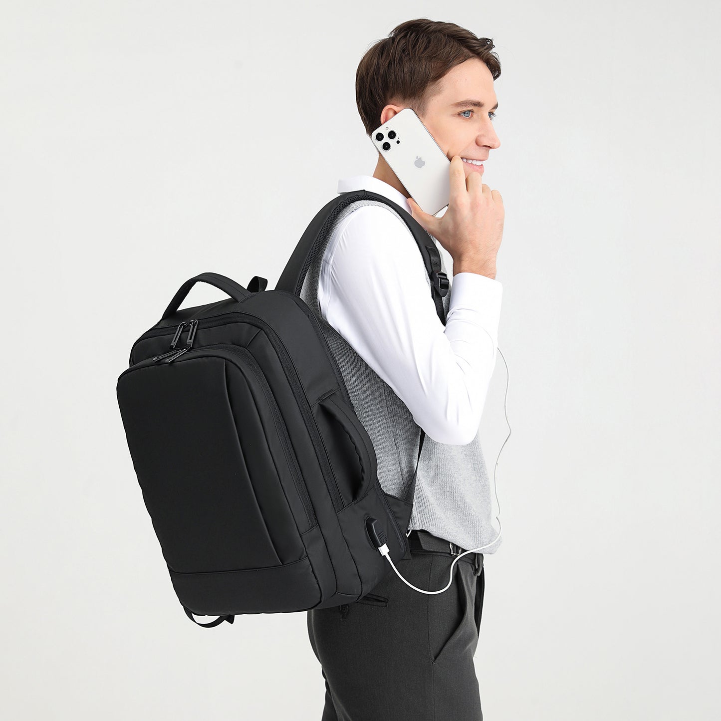 Backpack for Men Women, Durable Casual School Backpacks Teens Boys and Girls Classic 15.6 Inch Laptop Bookbag for College High School Work Travel