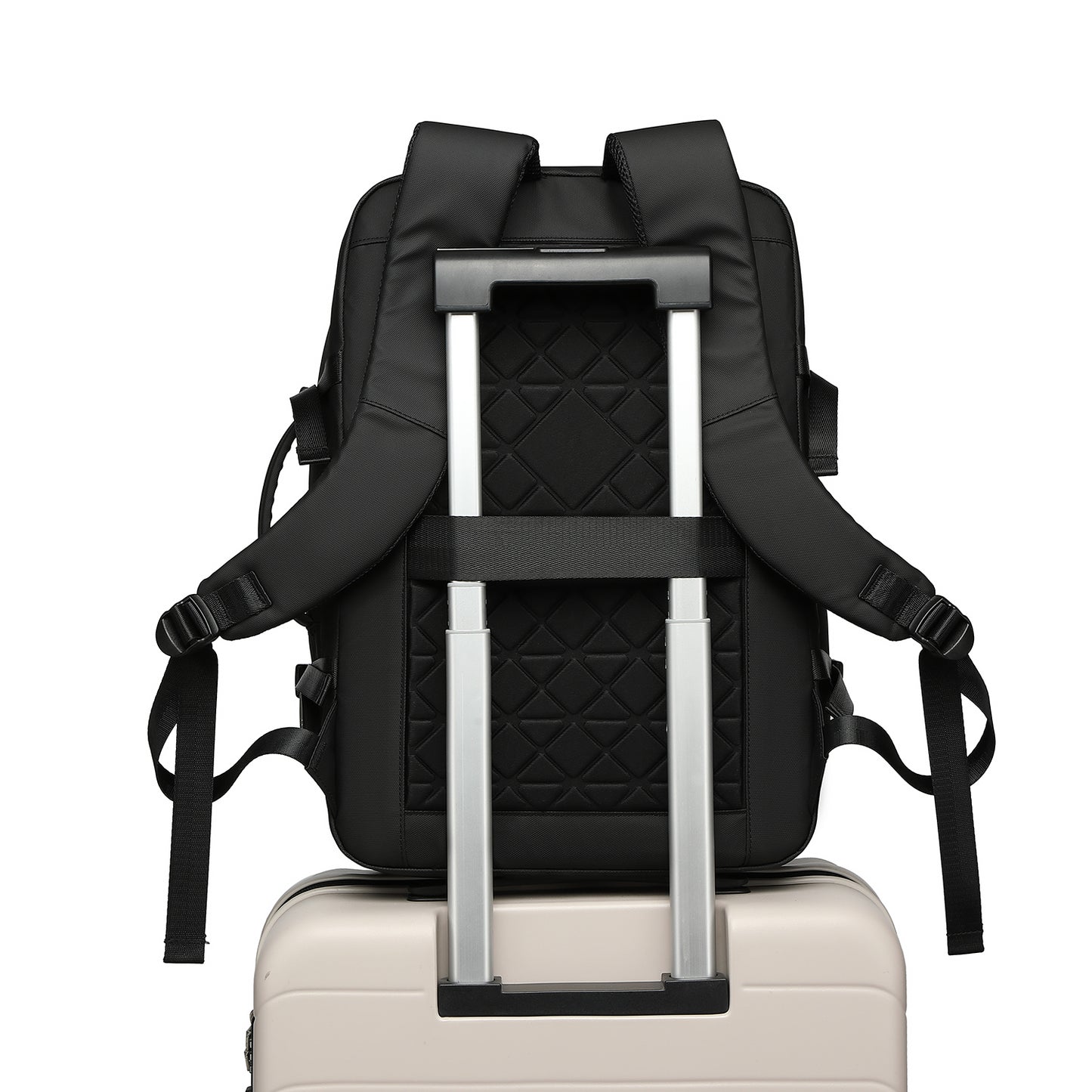 Expandable Travel Backpack,  Carry On Backpack 24L,  fits 15.6 Inch Laptop for Men Women Traveling Businesss
