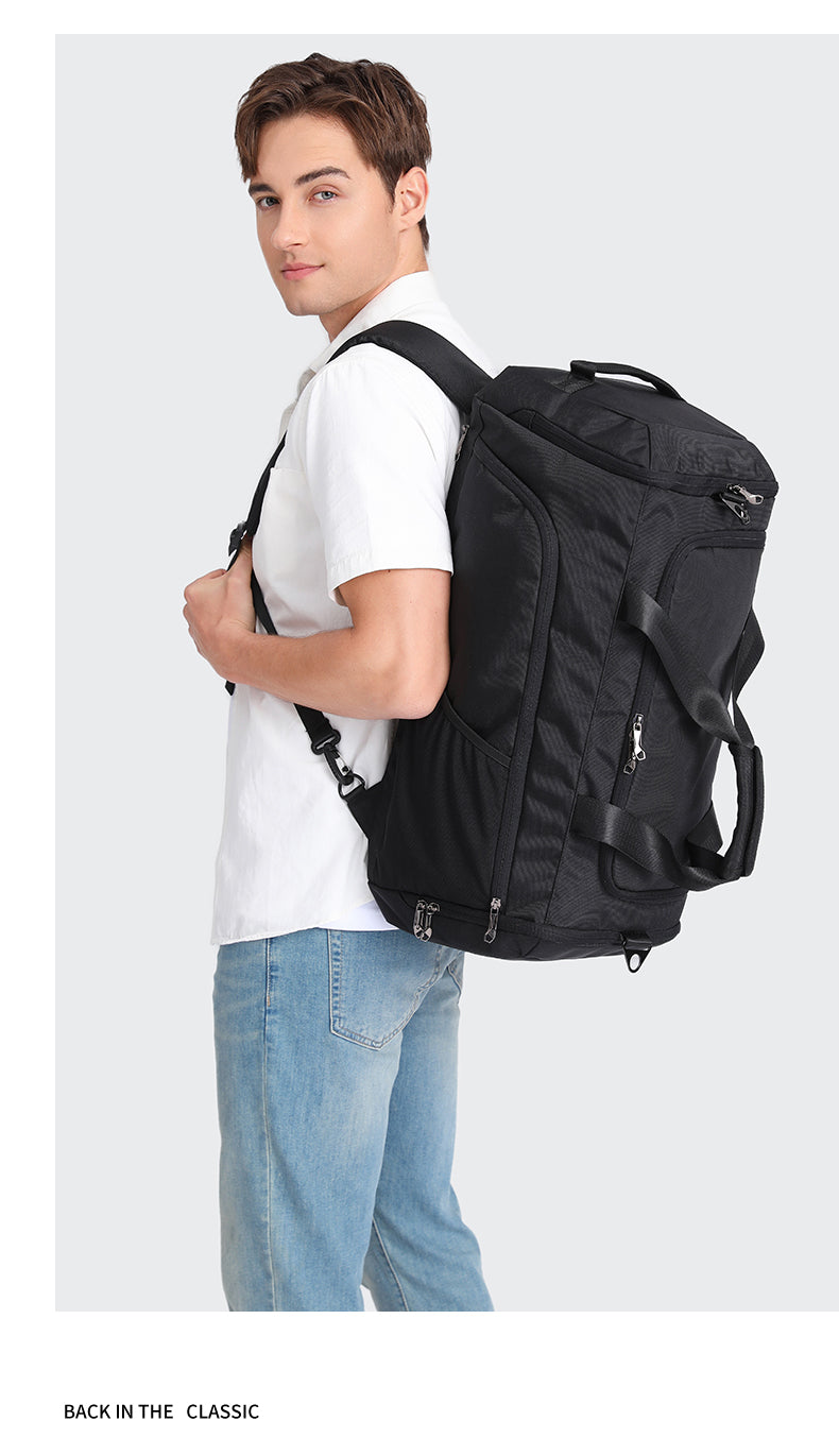 Gym Bag for Men & Women with Shoe & Wet Compartment - Duffle Bag for Travel, Sports, Fitness & Workout