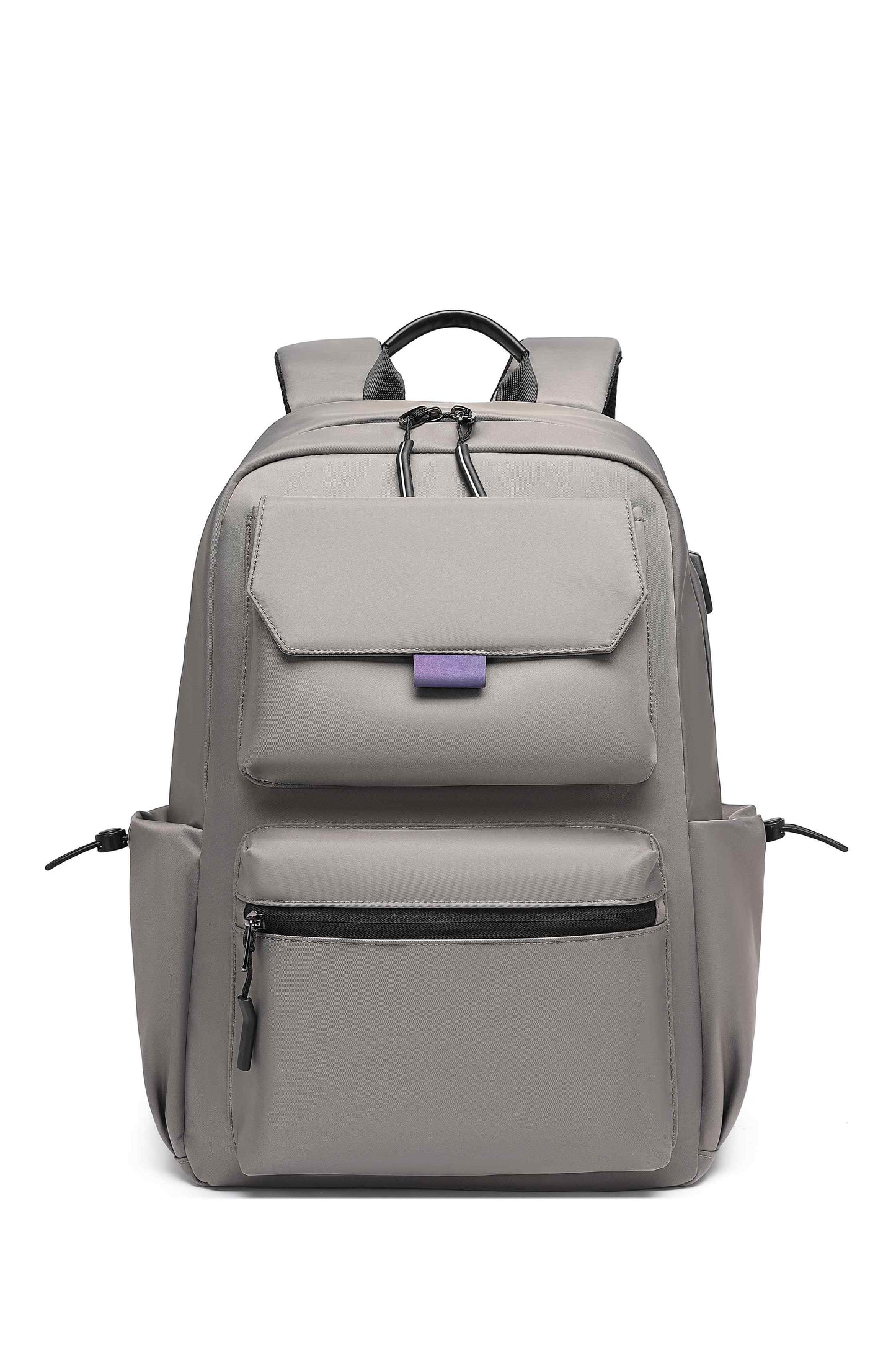 17 Inch Travel Laptop Backpack,  for Men with USB Charger Hole & Luggage Sleeve,Water Resistant College School Bag Bookbag for Men
