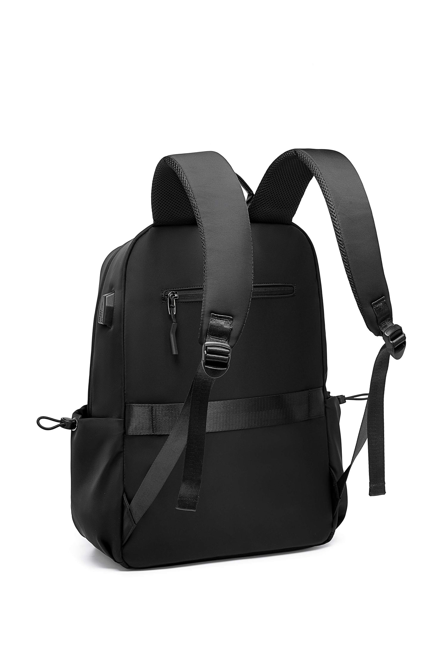 17 Inch Travel Laptop Backpack,  for Men with USB Charger Hole & Luggage Sleeve,Water Resistant College School Bag Bookbag for Men