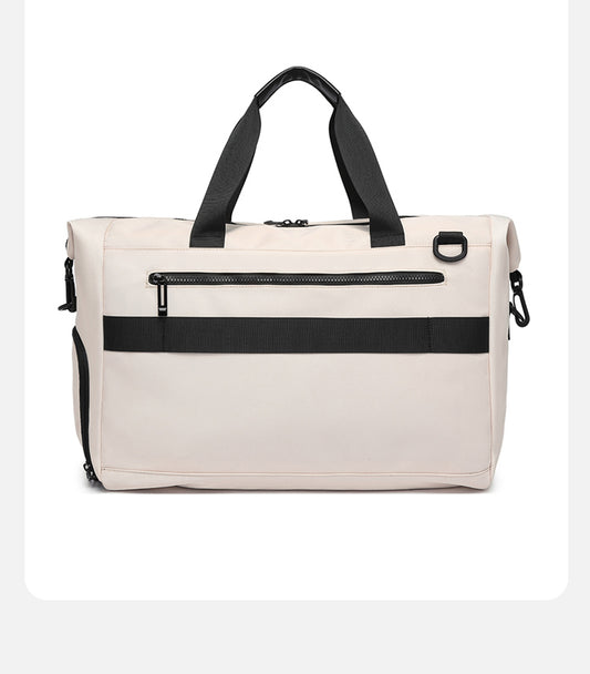 Travel Bag for Men and Women with Shoe & Wet Compartment for Travel, Sports, Fitness and Workout