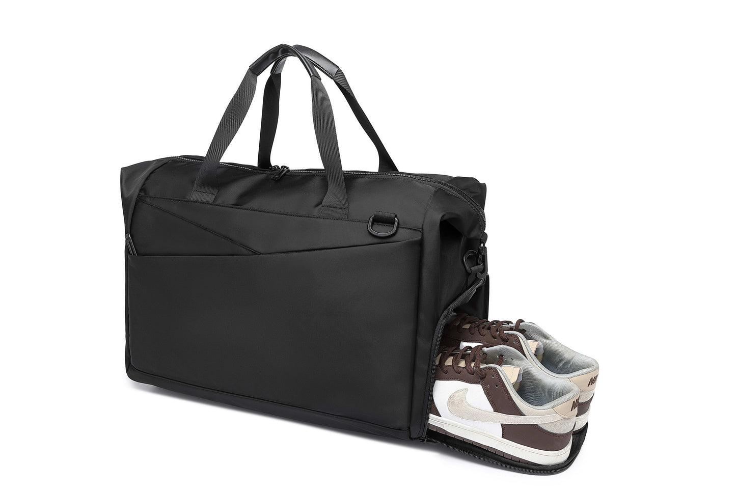 Travel Bag for Men and Women with Shoe & Wet Compartment for Travel, Sports, Fitness and Workout