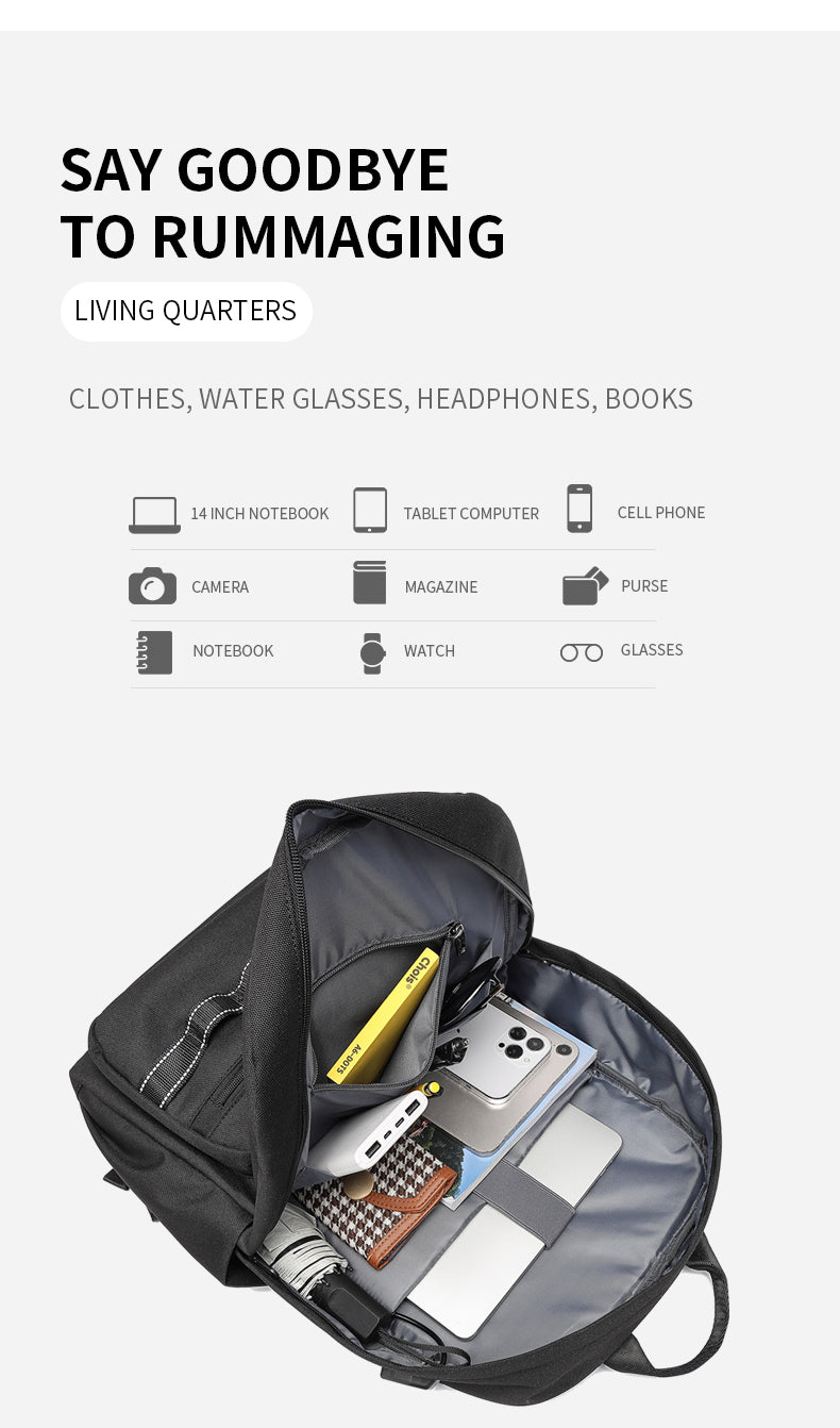 Travel Backpack for Women Men,20L Laptop Backpack Fits 15.6-Inch Laptop,Waterproof Carry On Backpack for Airplanes with Detachable Crossbody Bag